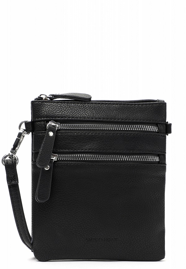 Emma E&N Handtasche mit Reissverschluss .100N black