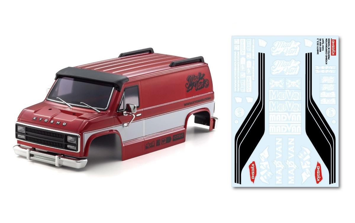 Monster Truck Mad Van MK2 4WD, ARTR, 1:10<br>Brushless Monstertruck mit US Street Van Optik