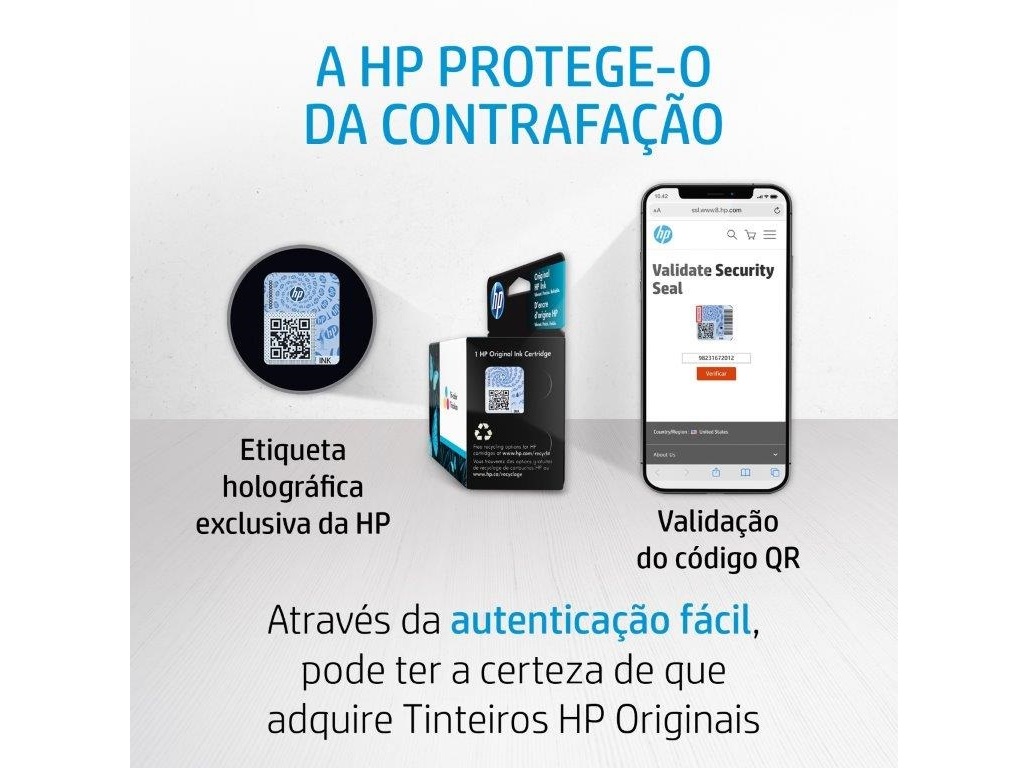 TINTEIRO ORIGINAL HP 305 TRI-COLOR 3YM60AE