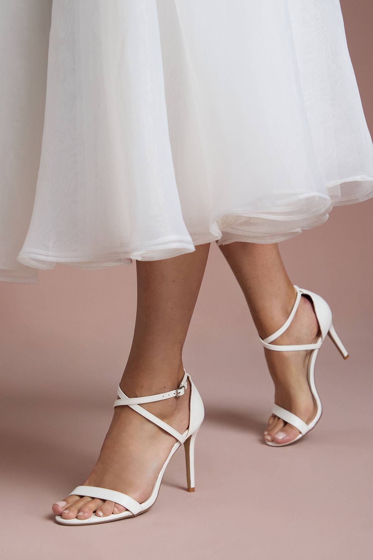 Coast Sandales de Mariée à Brides Croisées en synthétique avec Talon Aiguille Haut