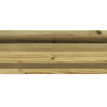 Sleufpaal hoek grenen hout geïmpregneerd 8,8 x 8,8 x 270 cm