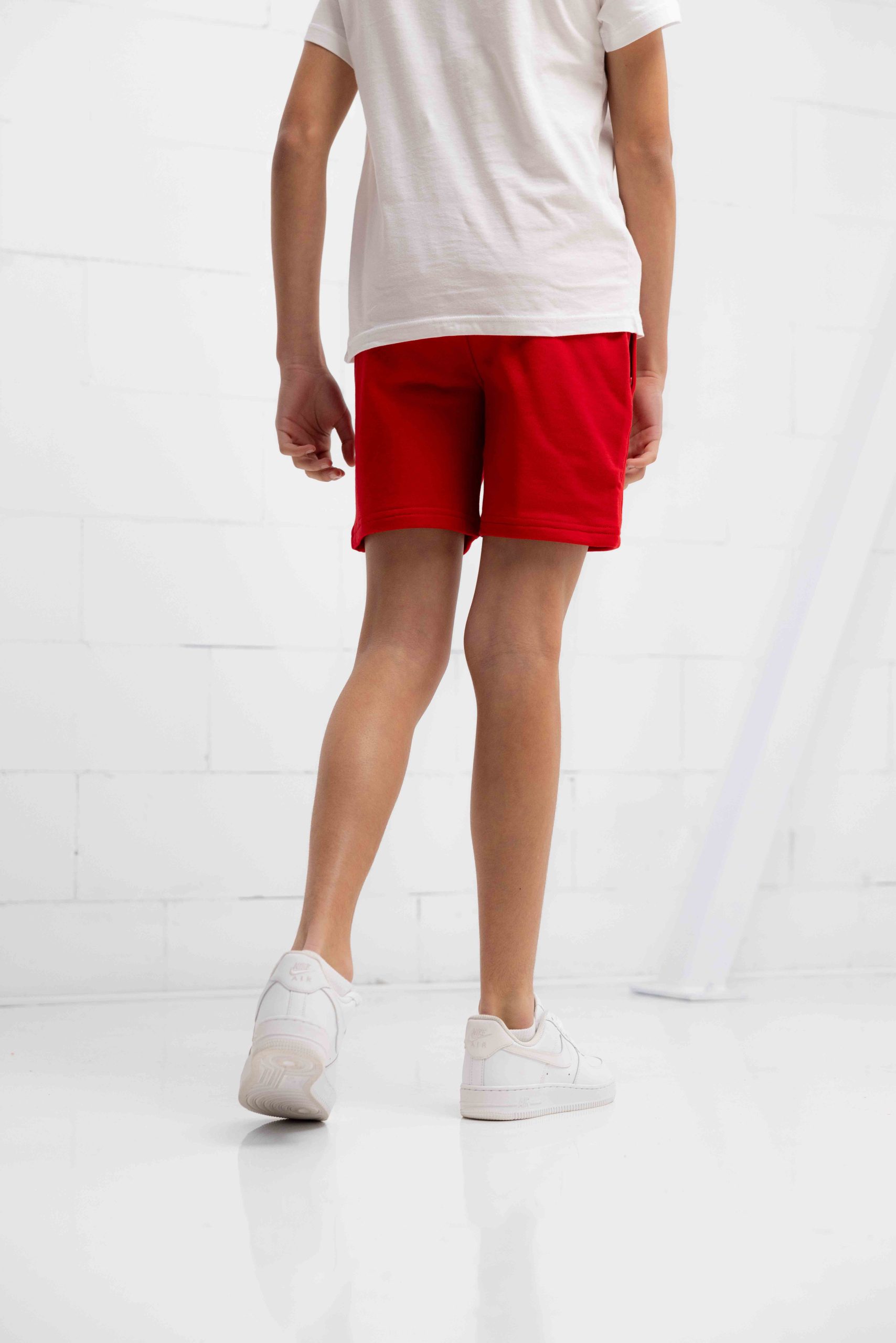 Ballin Amsterdam Regular Fit Korte Broek Kids Rood