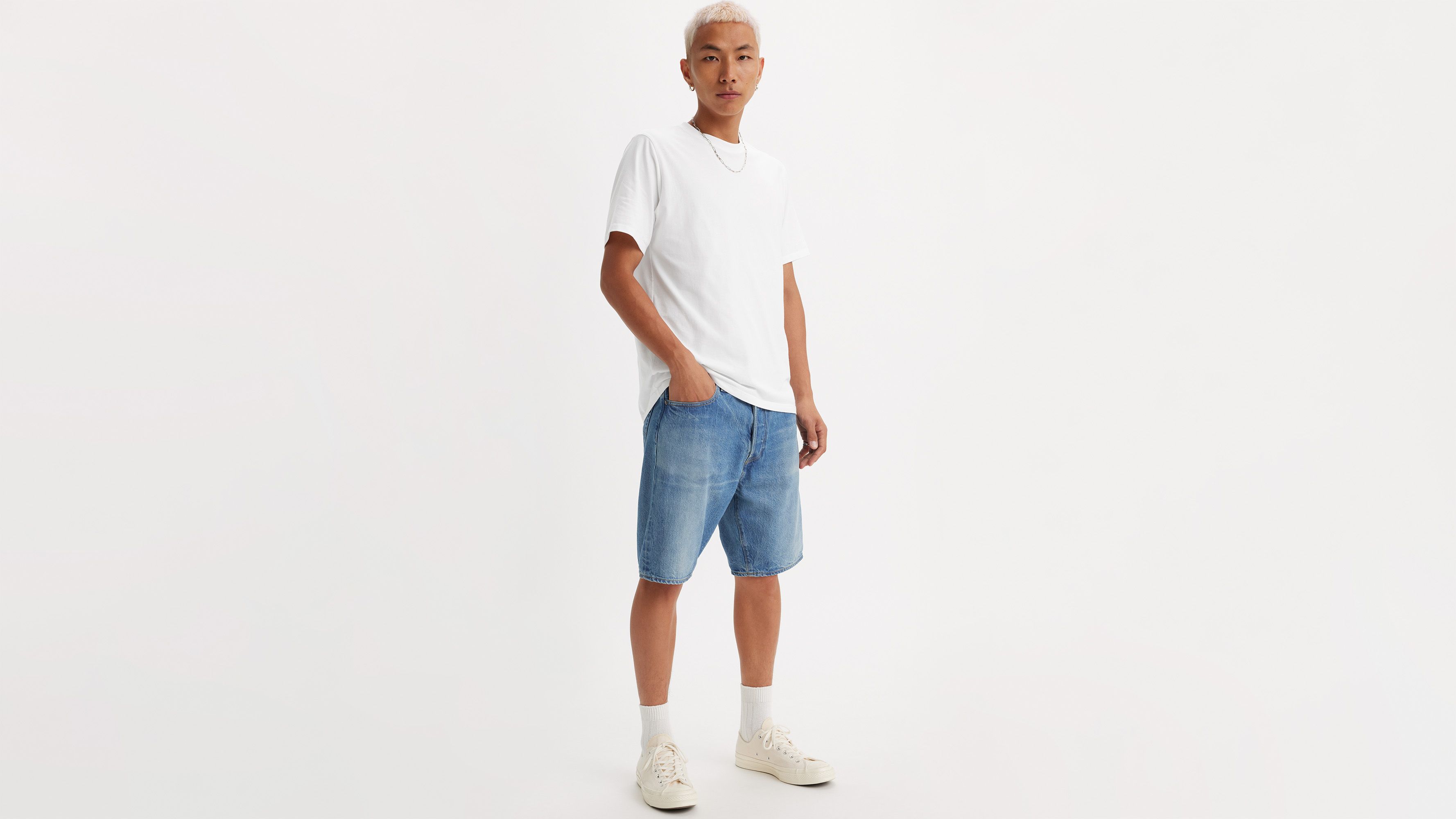 Levi's® short 501® ’80 Made in Japan - Mij Ribaburu - Bleu