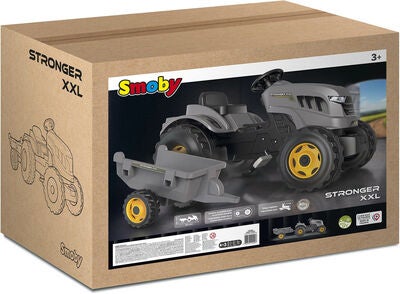 Smoby Stronger XXL Traktor + Tilhenger