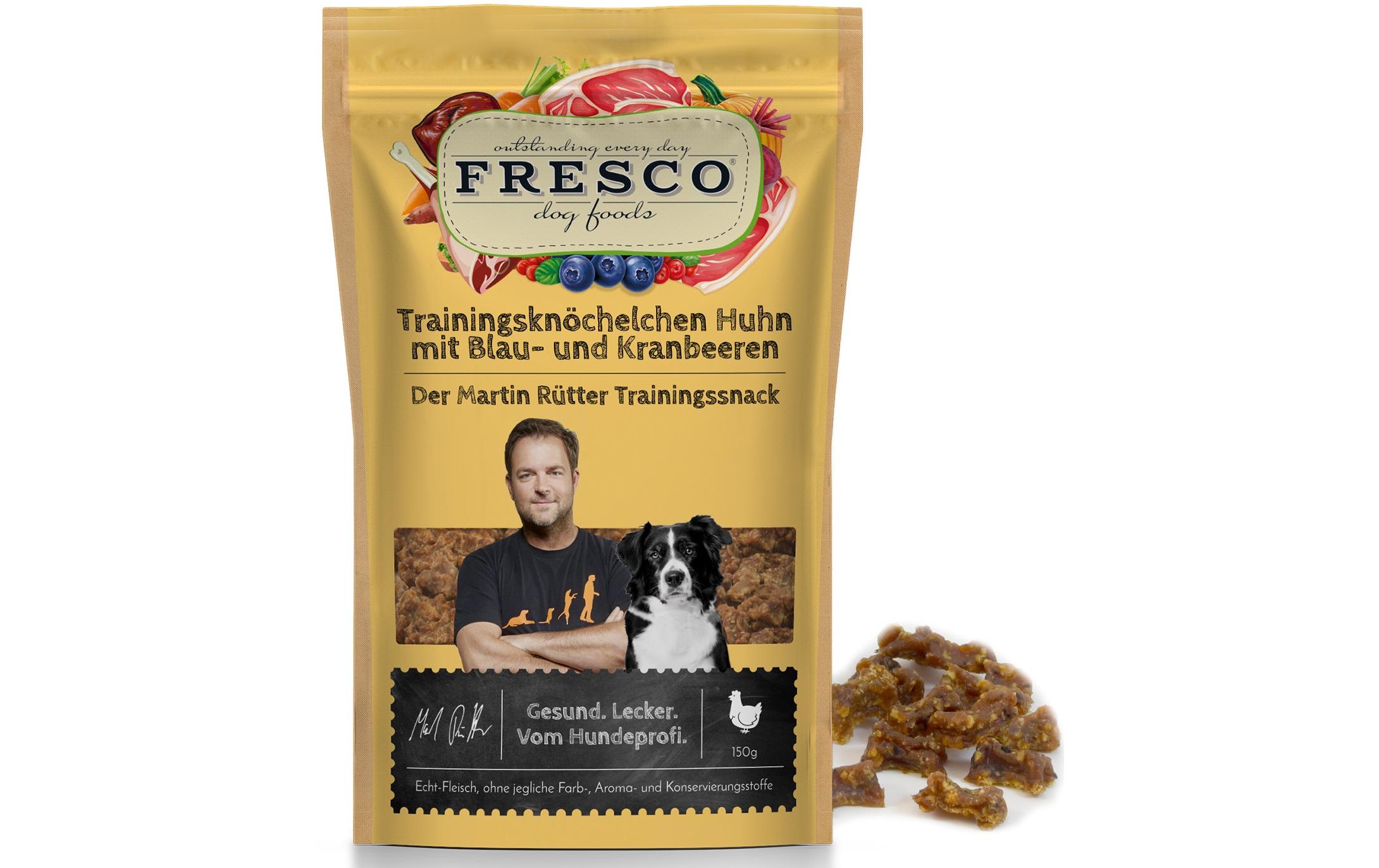 Martin Rütter Trainingsknöchelchen Huhn&Blaubeeren, 150 gHundeleckerli, Hundebelohnung