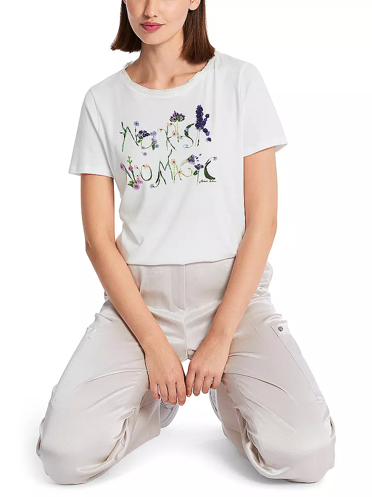 MARC CAIN T-Shirt weiss