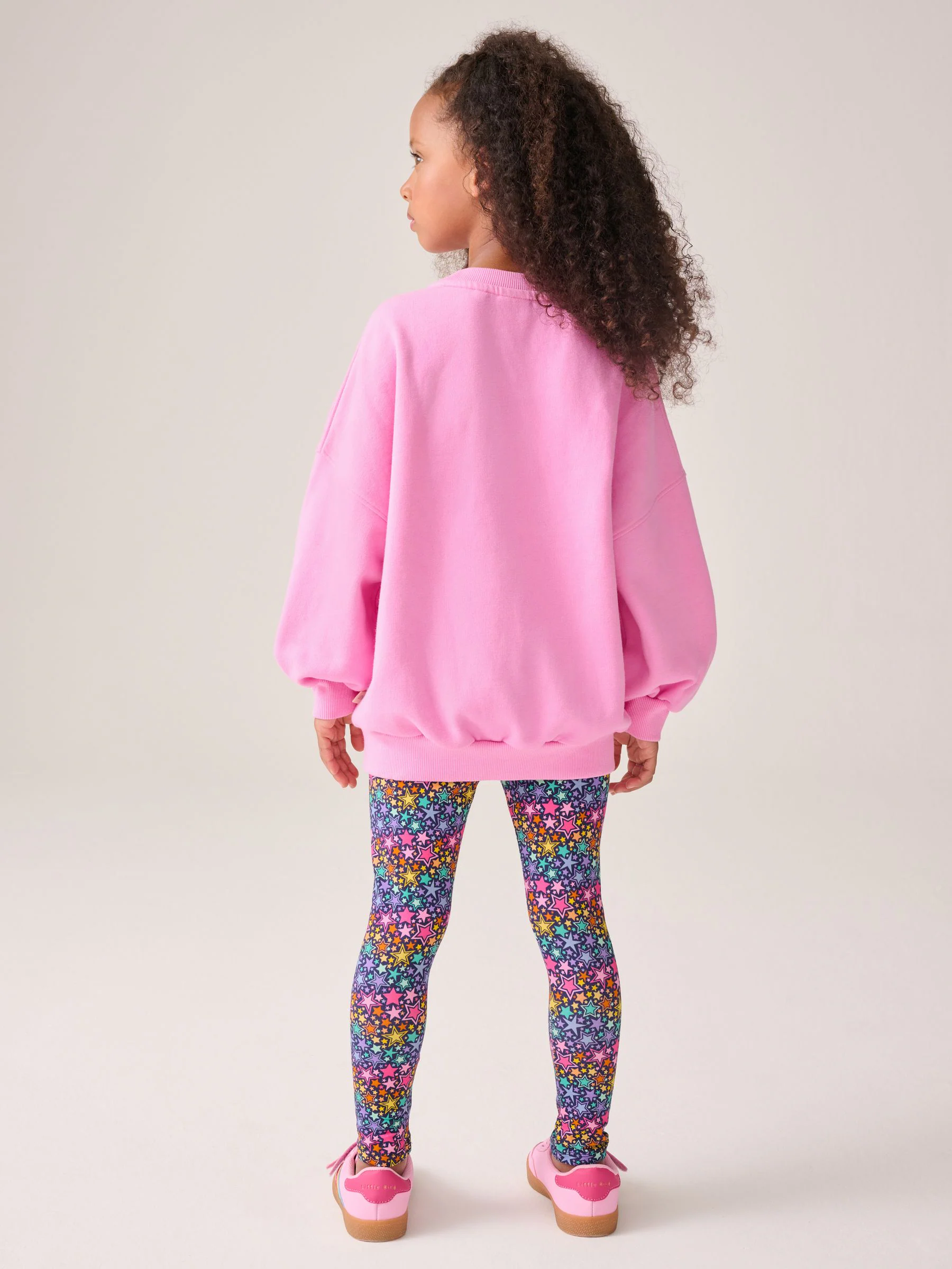Roze - Little Bird by Jools Oliver 2 Piece Butterfly Rainbow Jumper and Leggings Set