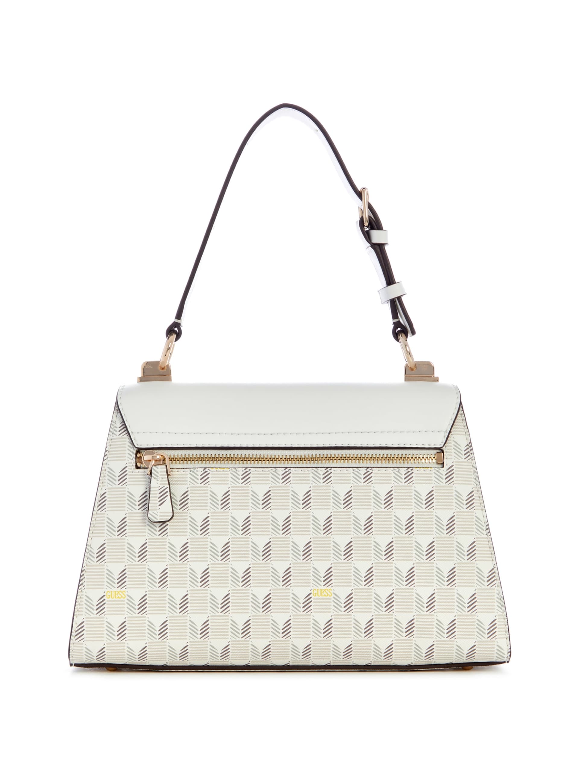 Bolsa transversal Hallie Mini com aba dobrável