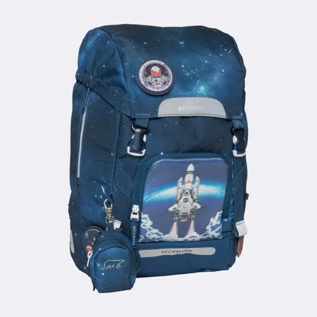 Beckmann Schulrucksack-Set Classic Maxi Space Mission, 6-teilig