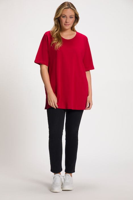 T-Shirt, Rundhalsausschnitt, Relaxed, Halbarm