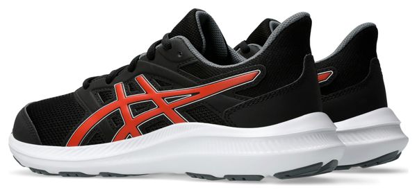 Chaussures Running Asics Jolt 4 GS Noir/Rouge Enfant