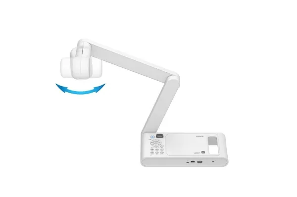 Epson ELPDC30 - Digitalkamera for dokumenter - håndmodel - farve - 13.000.000 pixel - 4K UHD (3840 x 2160) - audio - trådløs - VGA, HDMI - WiFi - USB
