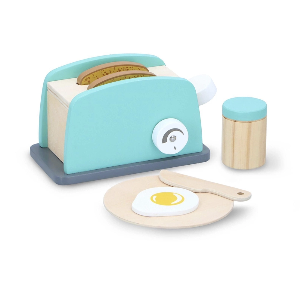 Marionette Toaster-Set 7teilig Holz