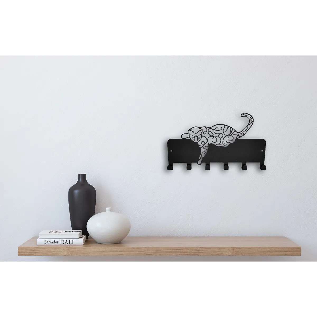 Epikasa Porte-Manteau Murale Chats 13
