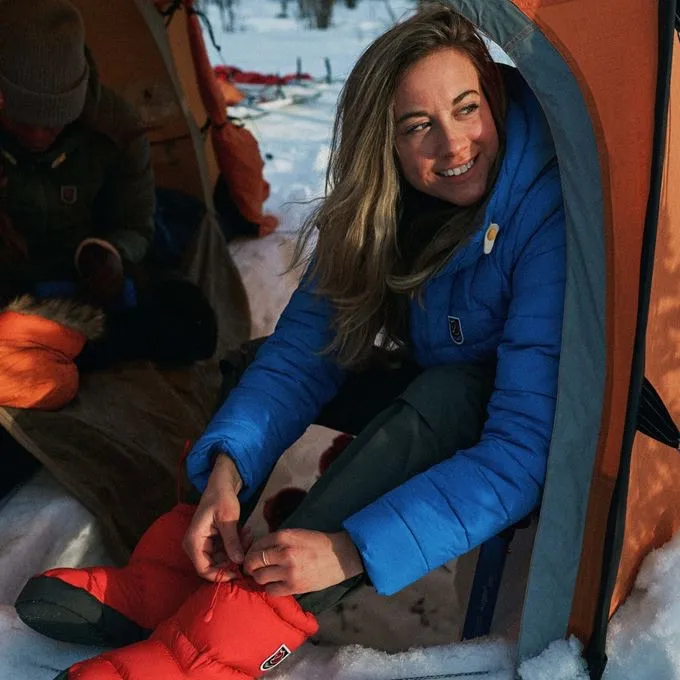 Fjällräven Expedition Down Booties Un Blue