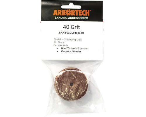 Arbortech schuurbladen voor Mini TURBO Kit 40K met gat