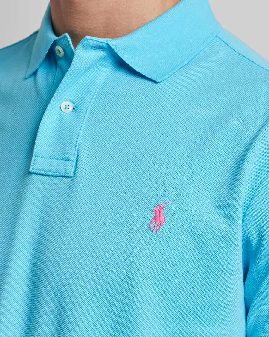 Polo Ralph Lauren Custom Slim Fit Polo Turquoise Nova