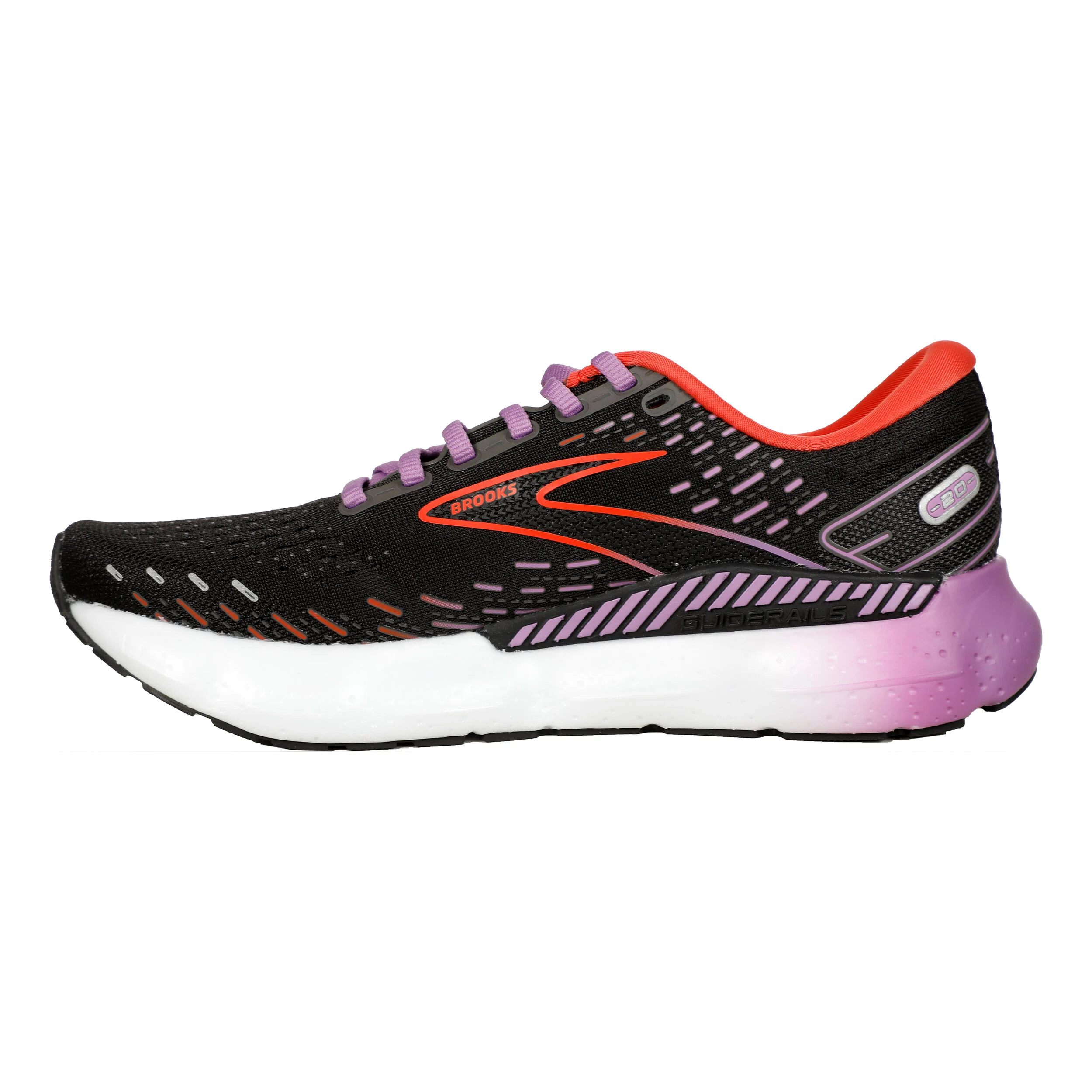 Brooks Glycerin 20 Chaussure De Running Sans Stabilisateurs Femmes - Noir , Orange