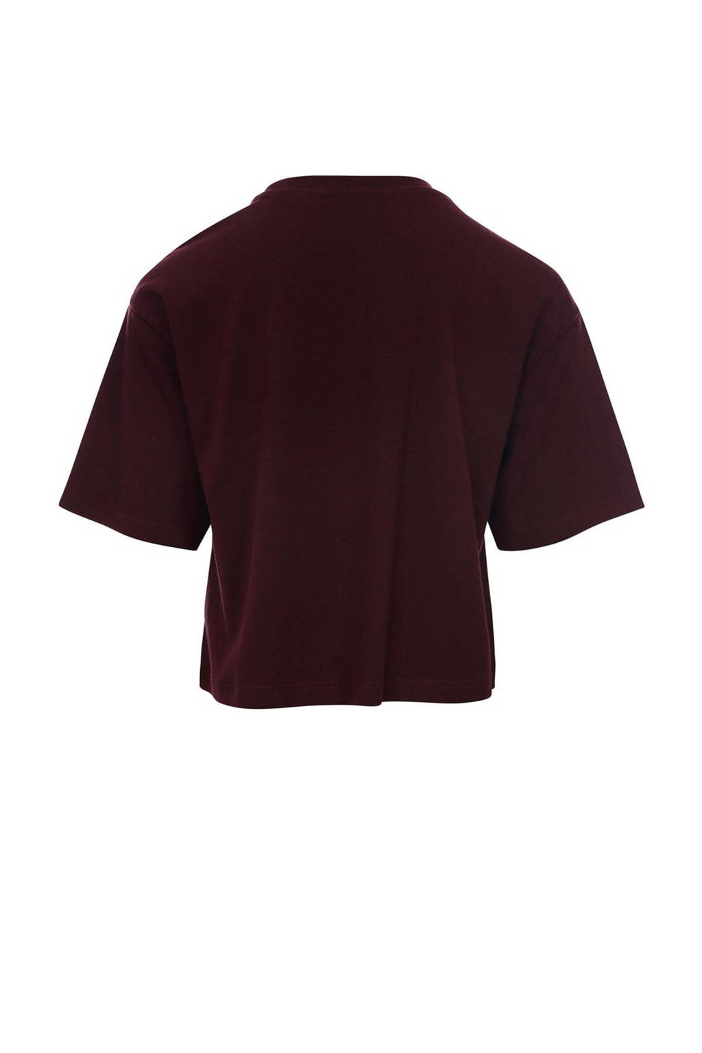 LOOXS T-shirt met printopdruk wijnrood