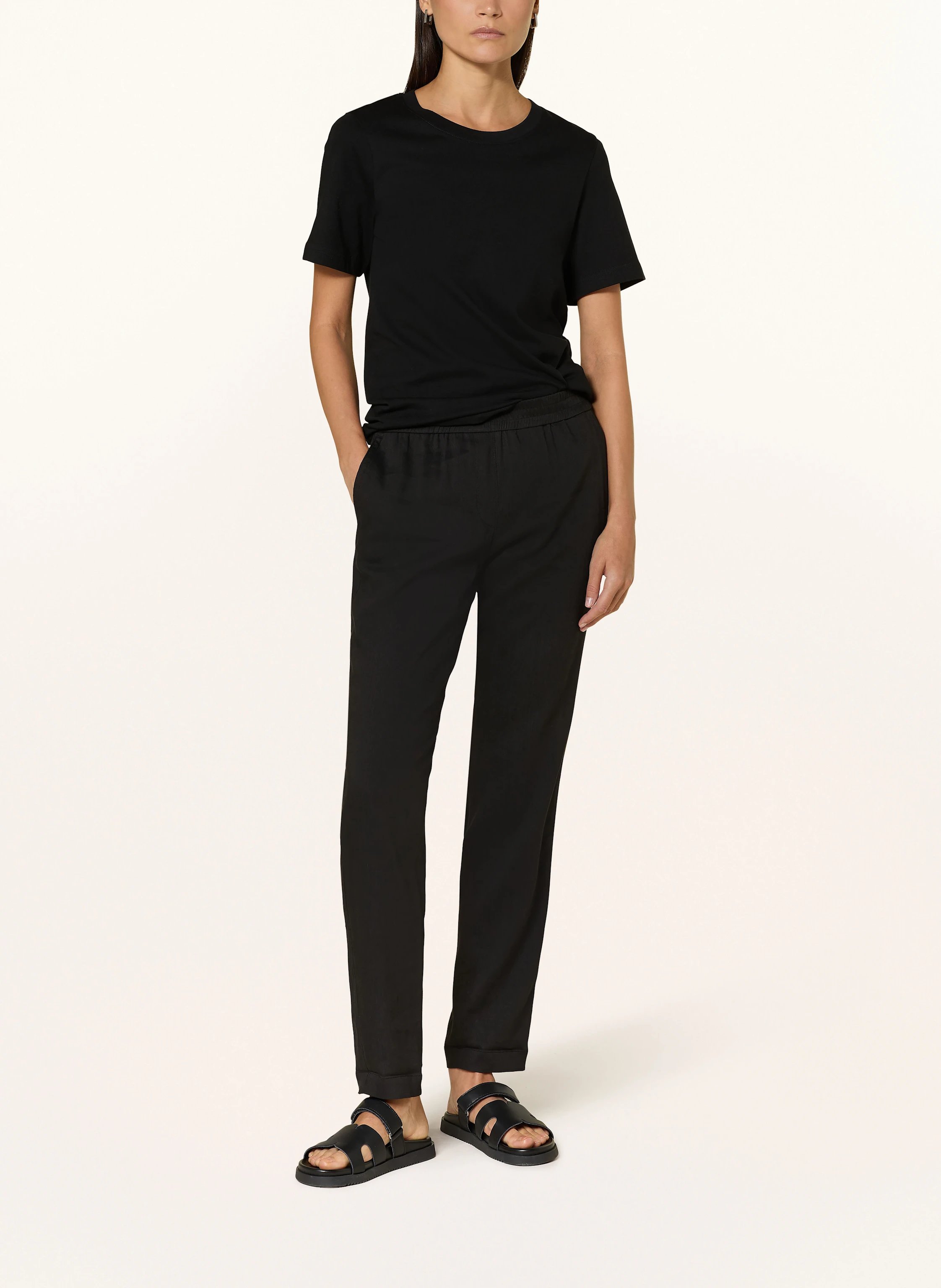 MARC CAIN Hose RHODOS mit Leinen