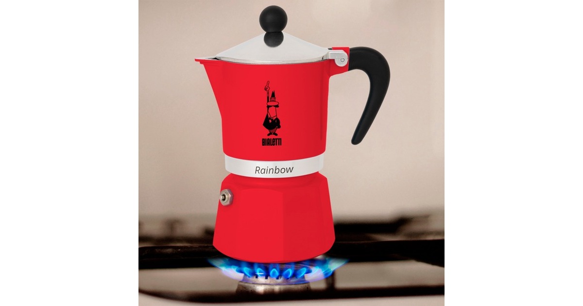 BialettiRainbow espressomachine  (Rood, 1-kops)