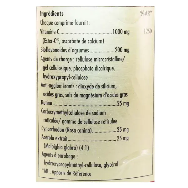 Solgar Ester-C Plus 1000 90 comprimés