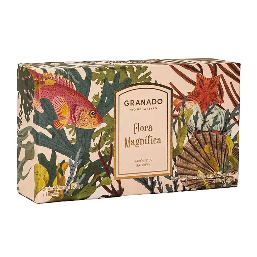 Flora Magnífica Duo Sabonetes & Porta-Objetos - 300gr
