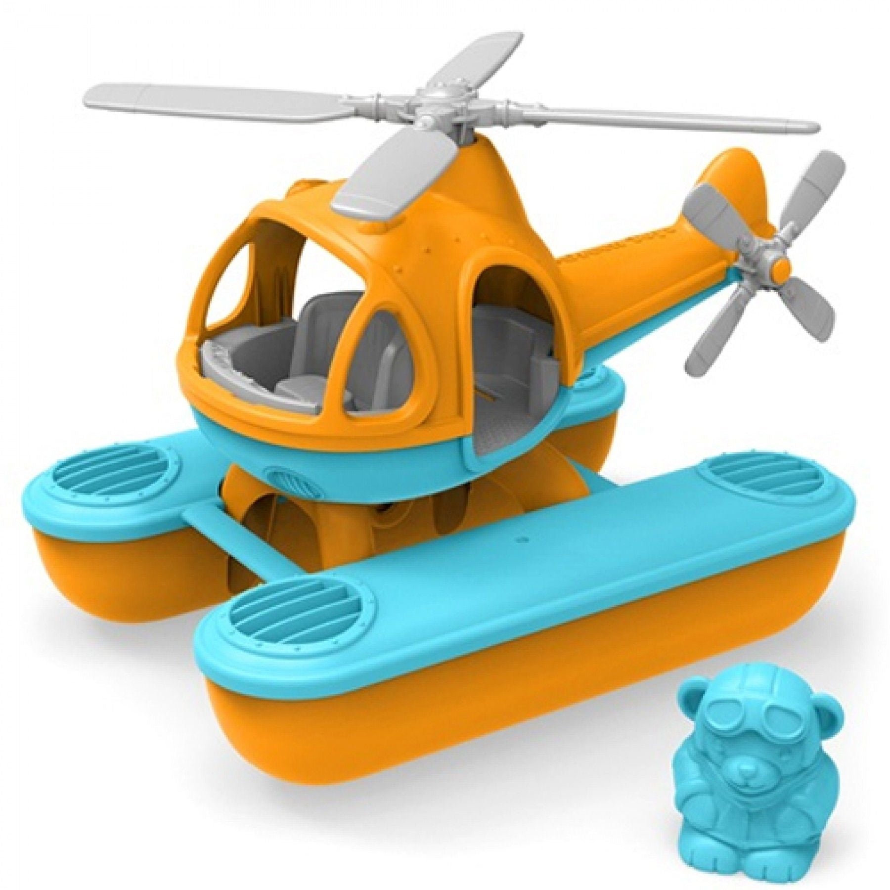 Green toys zeehelikopter blauw - gerecycled GTSECB1063