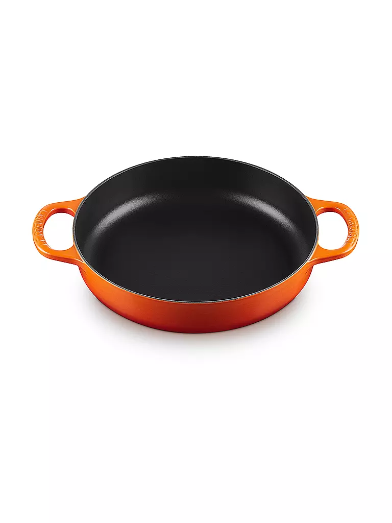 LE CREUSET Servierpfanne 28cm EVERY DAY PAN SIGNATURE Ofenrot  orange