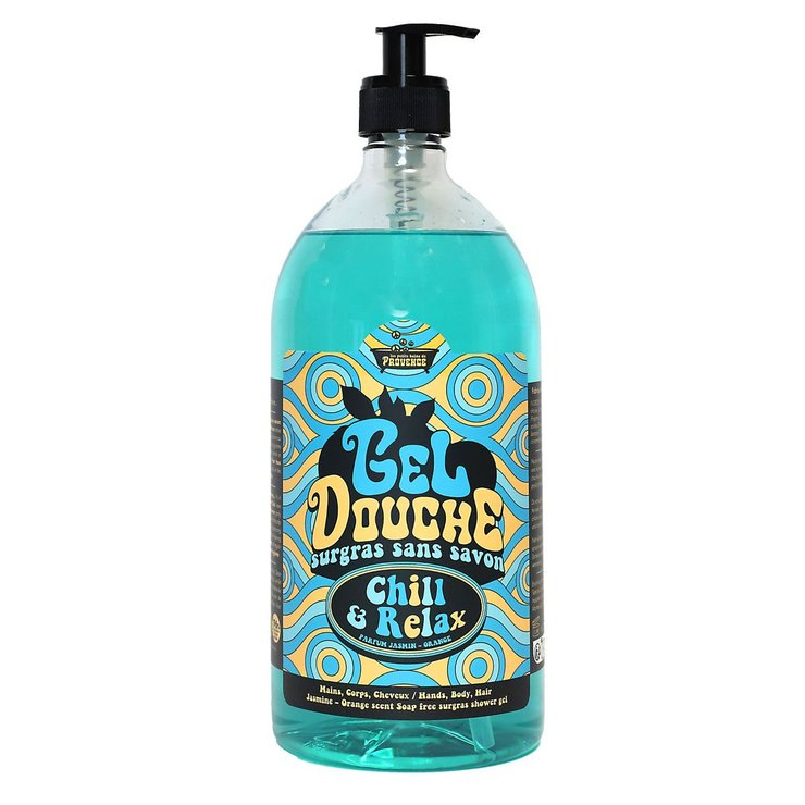 Gel douche Chill Relax jasmin orange 1 litre