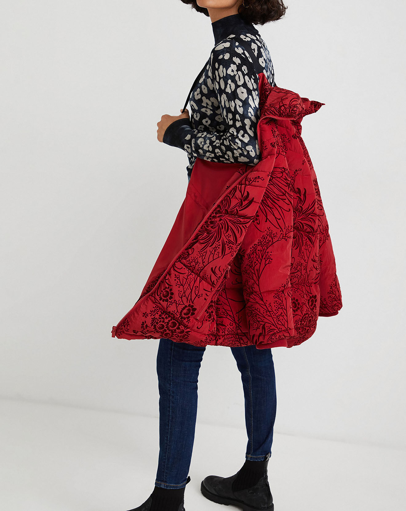 Desigual Doudoune  Lara burgundy