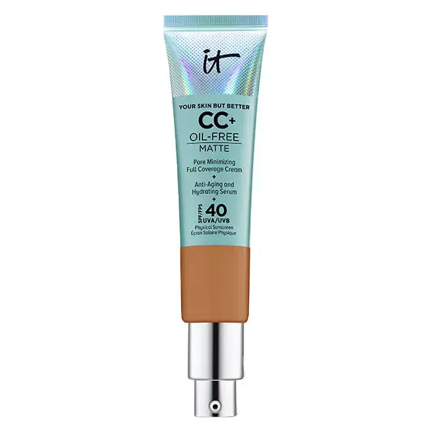 IT Cosmetics Fond de Teint Your Skin But Better CC+ Oil Free Matte Crème Correctrice Mate SPF40 Rich 32ml