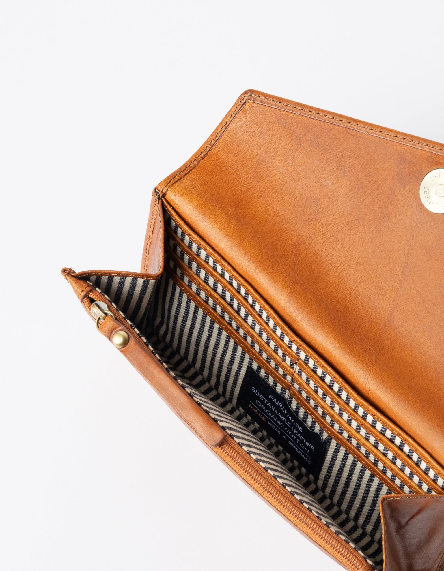 Envelope Pixie - Cognac Classic Leather