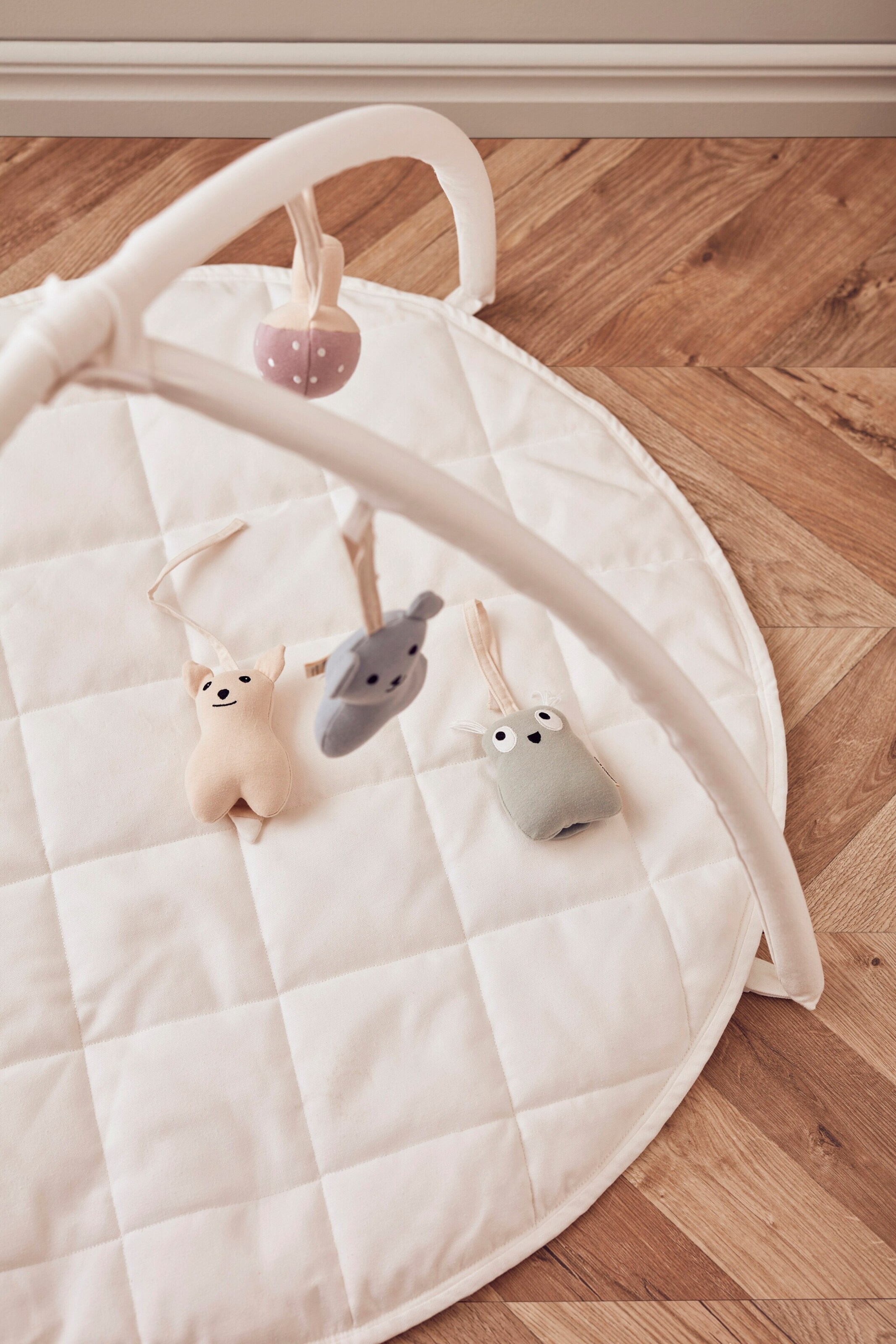 Kids Concept Babygym Textil naturweiß