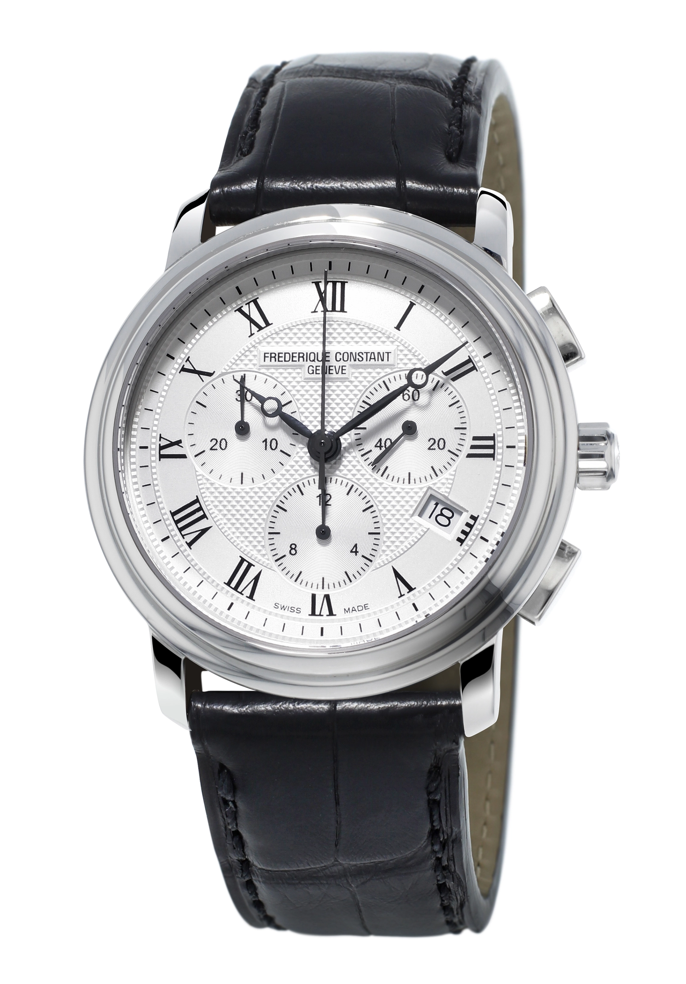 Frederique Constant Persuasion Herrenchronograph Silber
