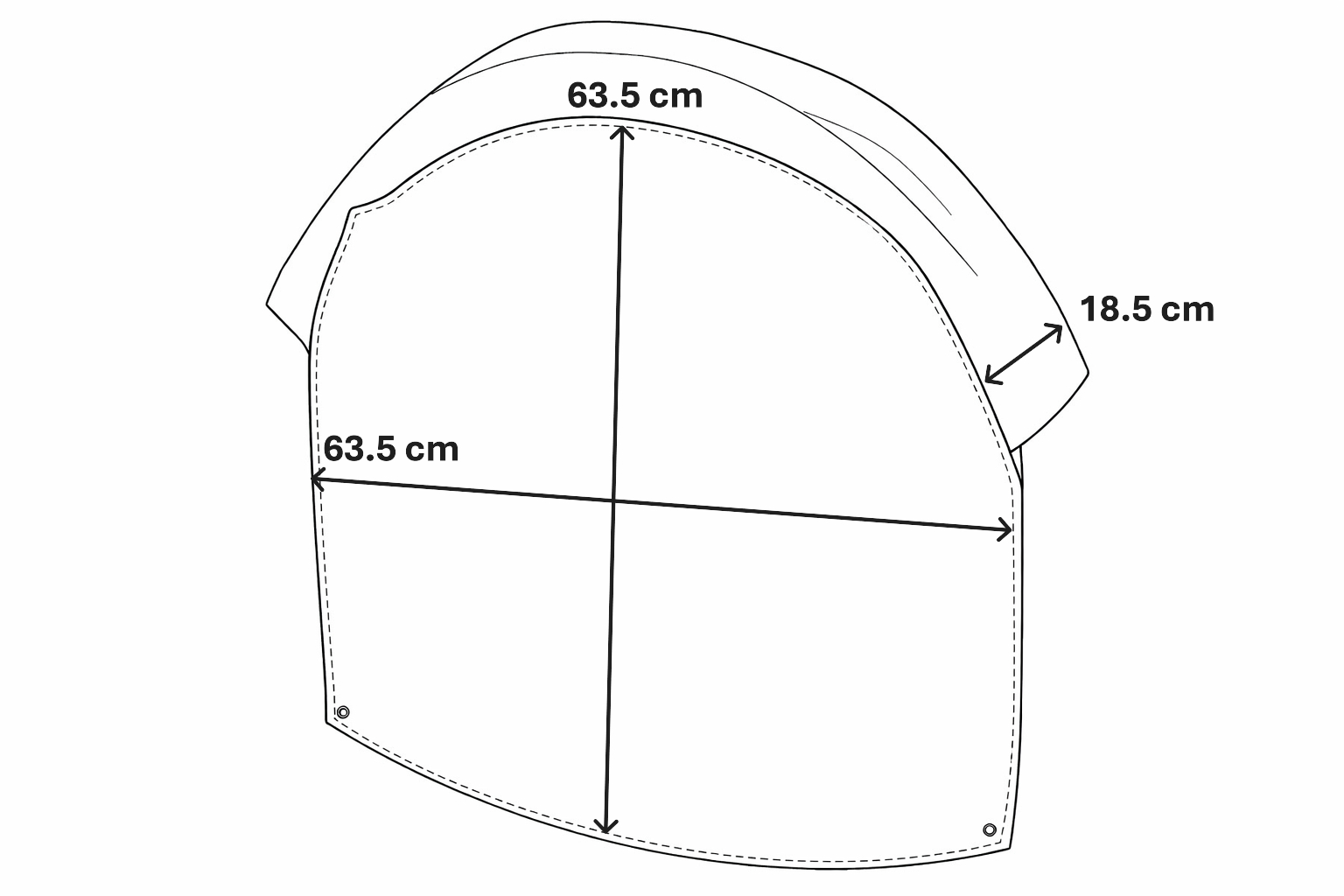 Hindermann Reflex 14 inch wielhoes