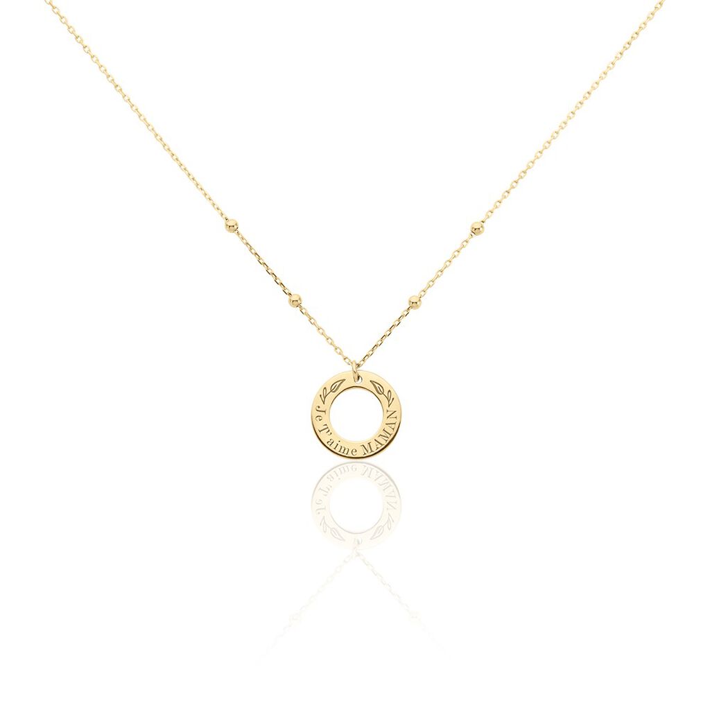 Collier Savas Plaqué Or Jaune
