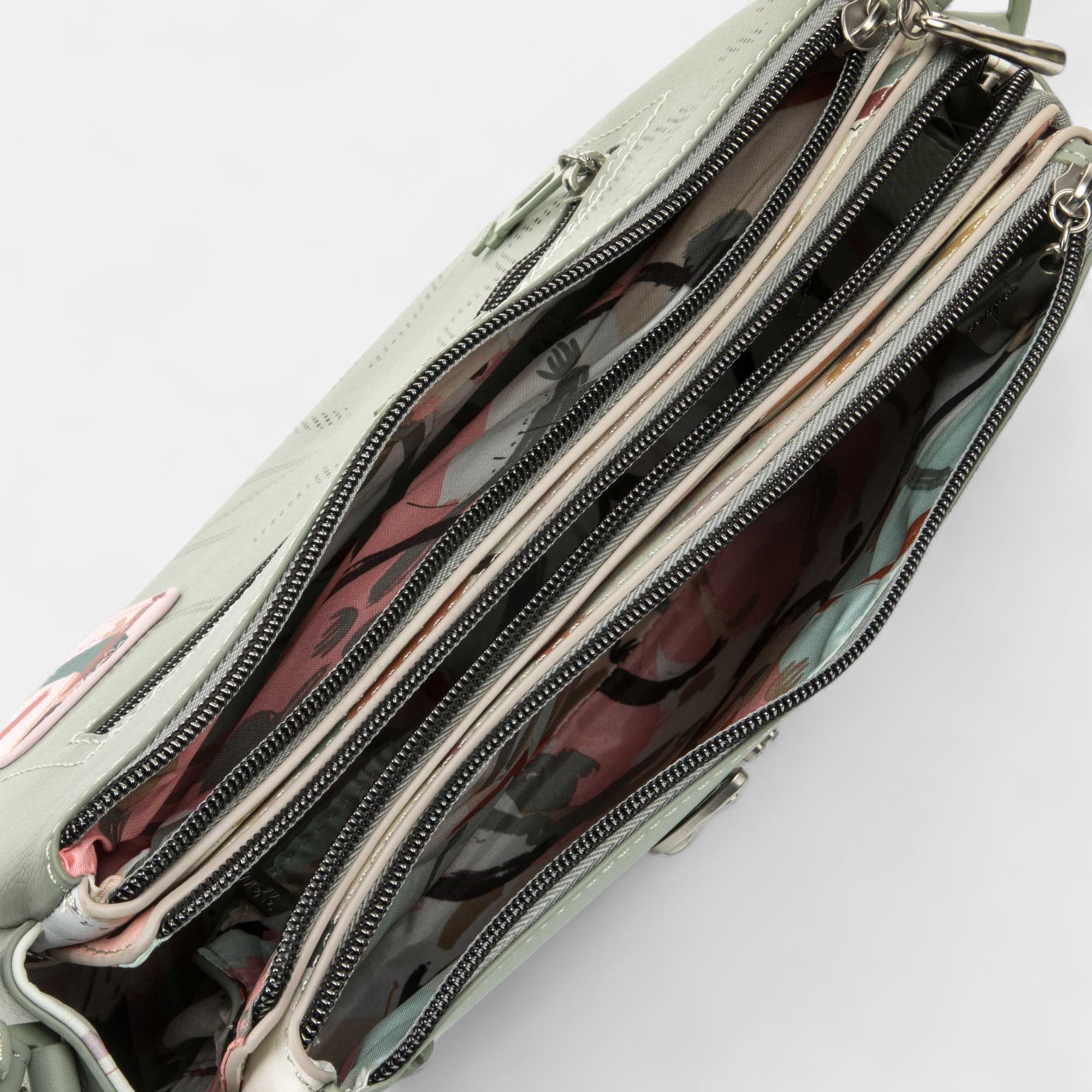Sac bandoulière vert clair