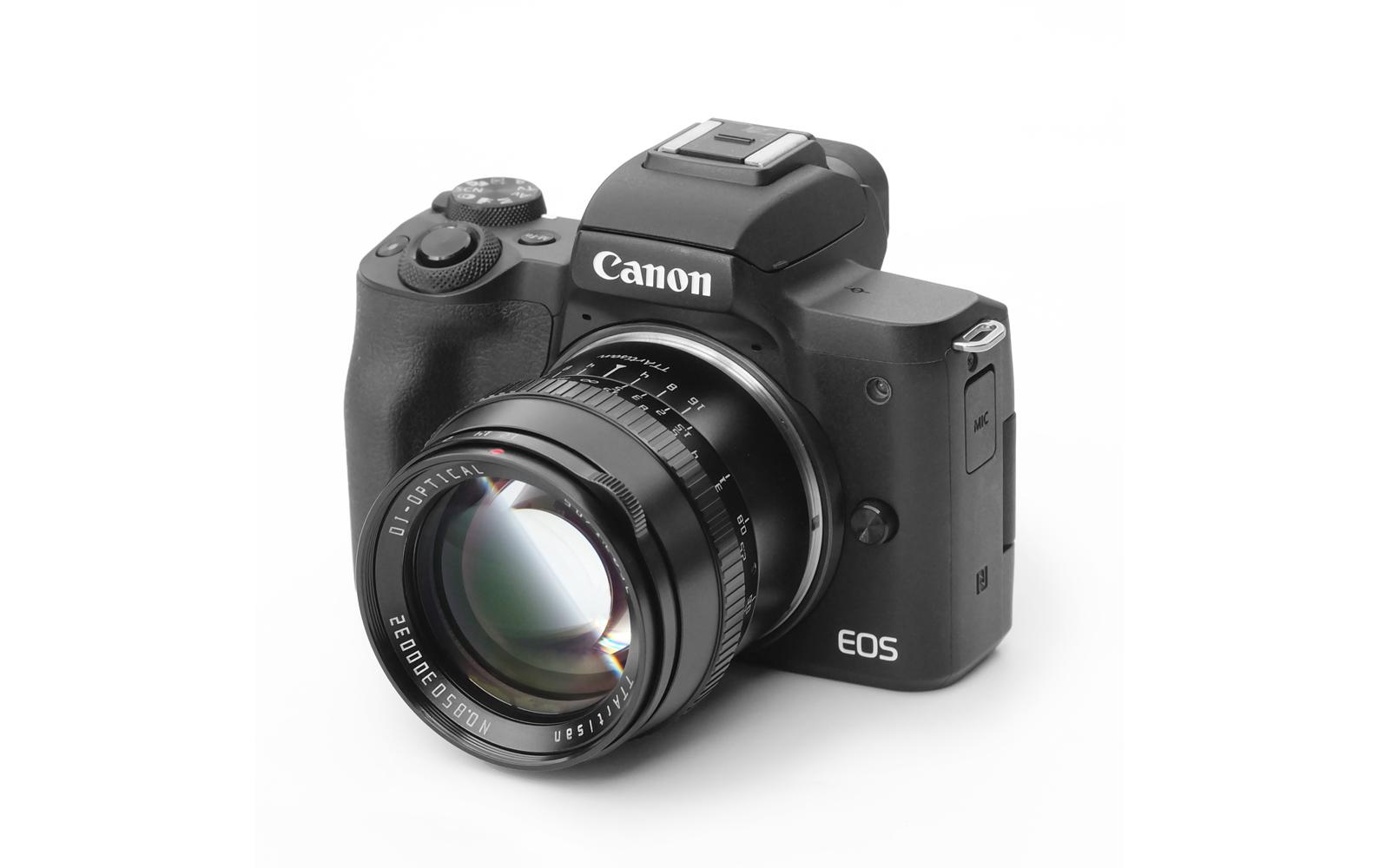 Festbrennweite APS-C 50mm F/1.2 – Canon EF-M<br>Festbrennweite mit grosser Blende und glattem Bokeh