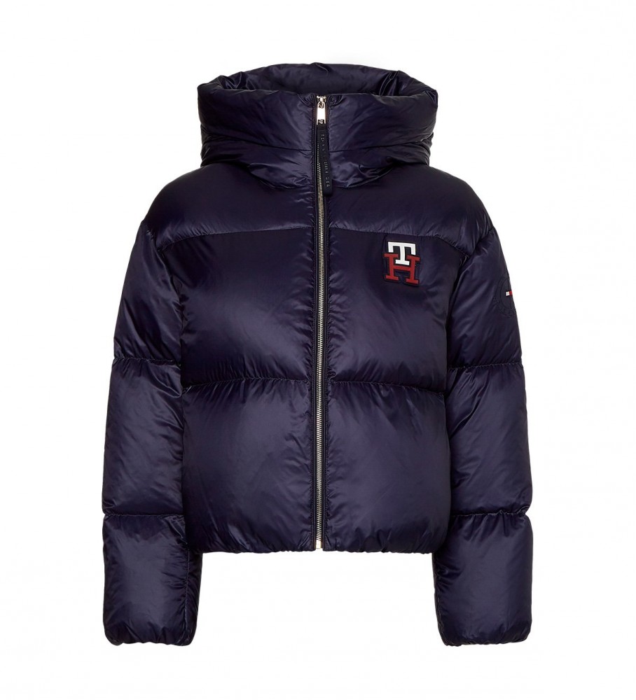 Tommy Hilfiger Abrigo Monogram Badge Down marino