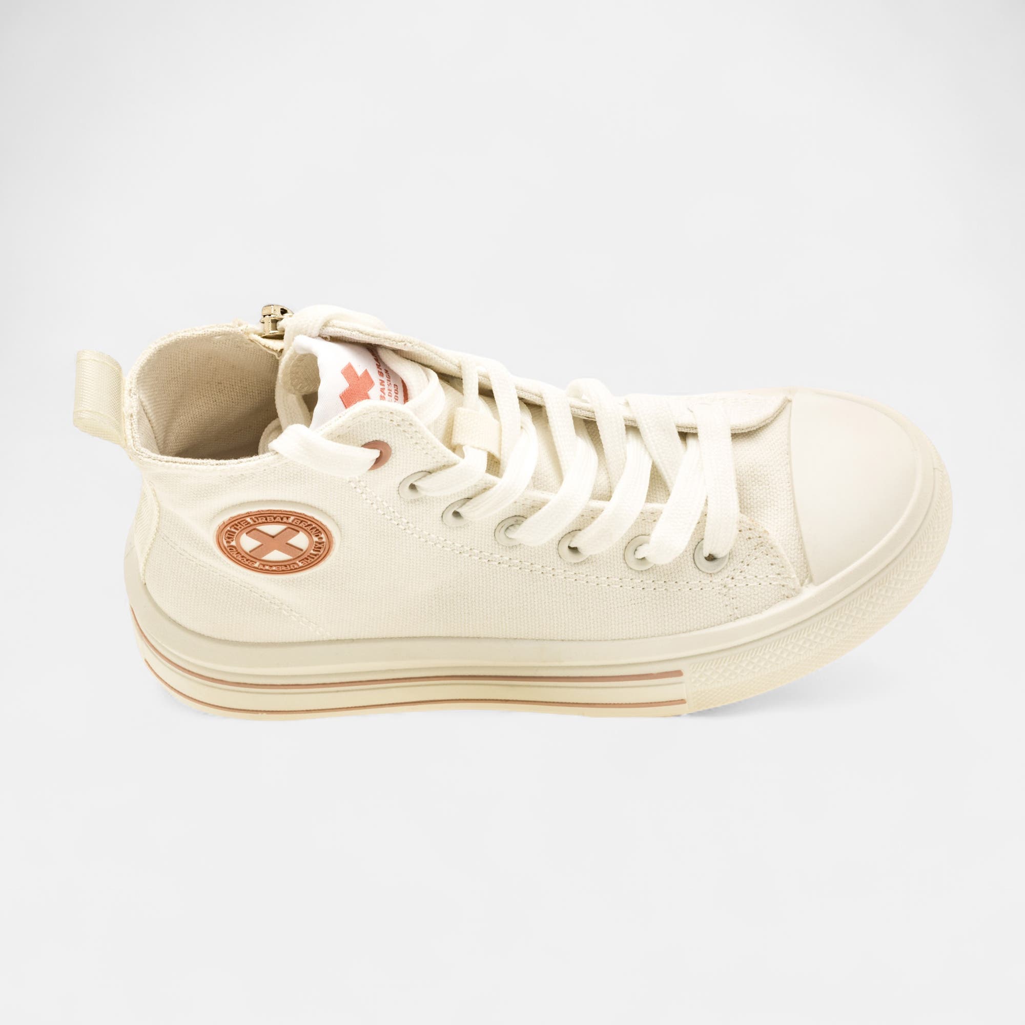 Baskets en toile Fille blanc