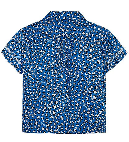 Tommy Hilfiger Bluse - Blauer Leopard