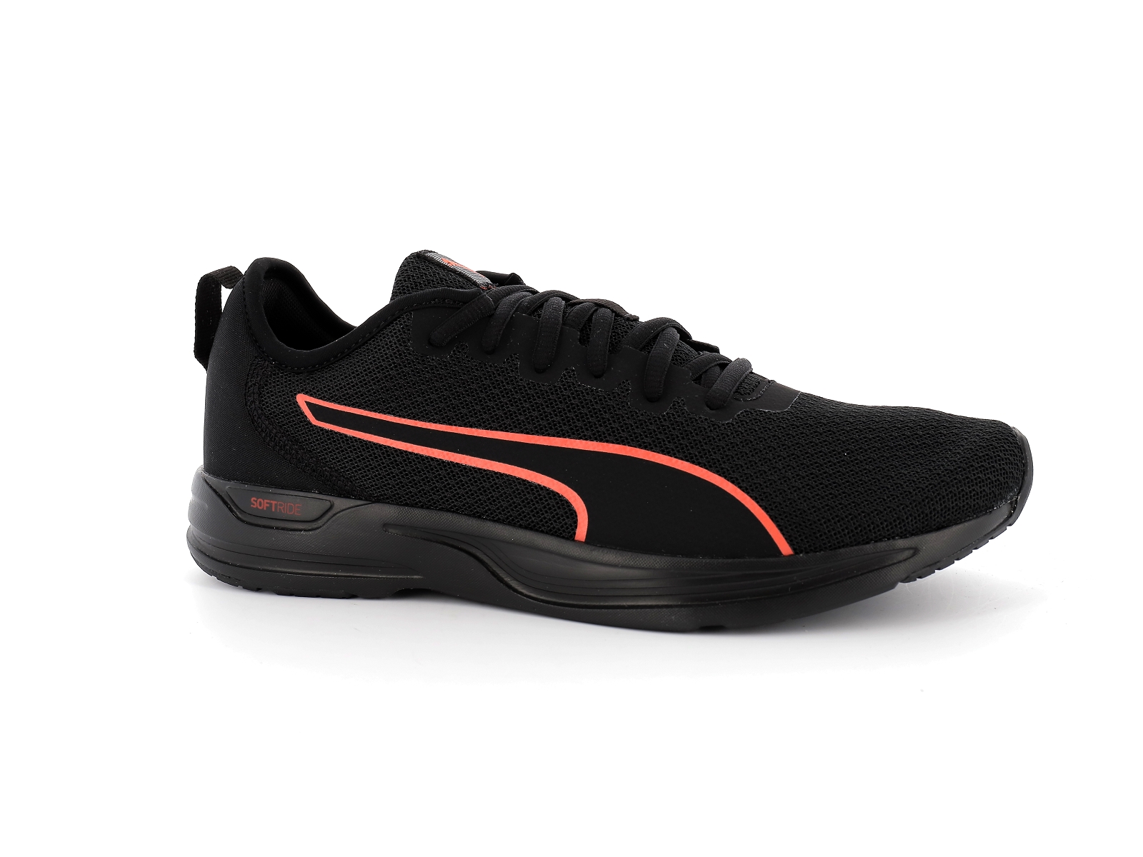 Puma-195515 Matières combinées Noir Rouge