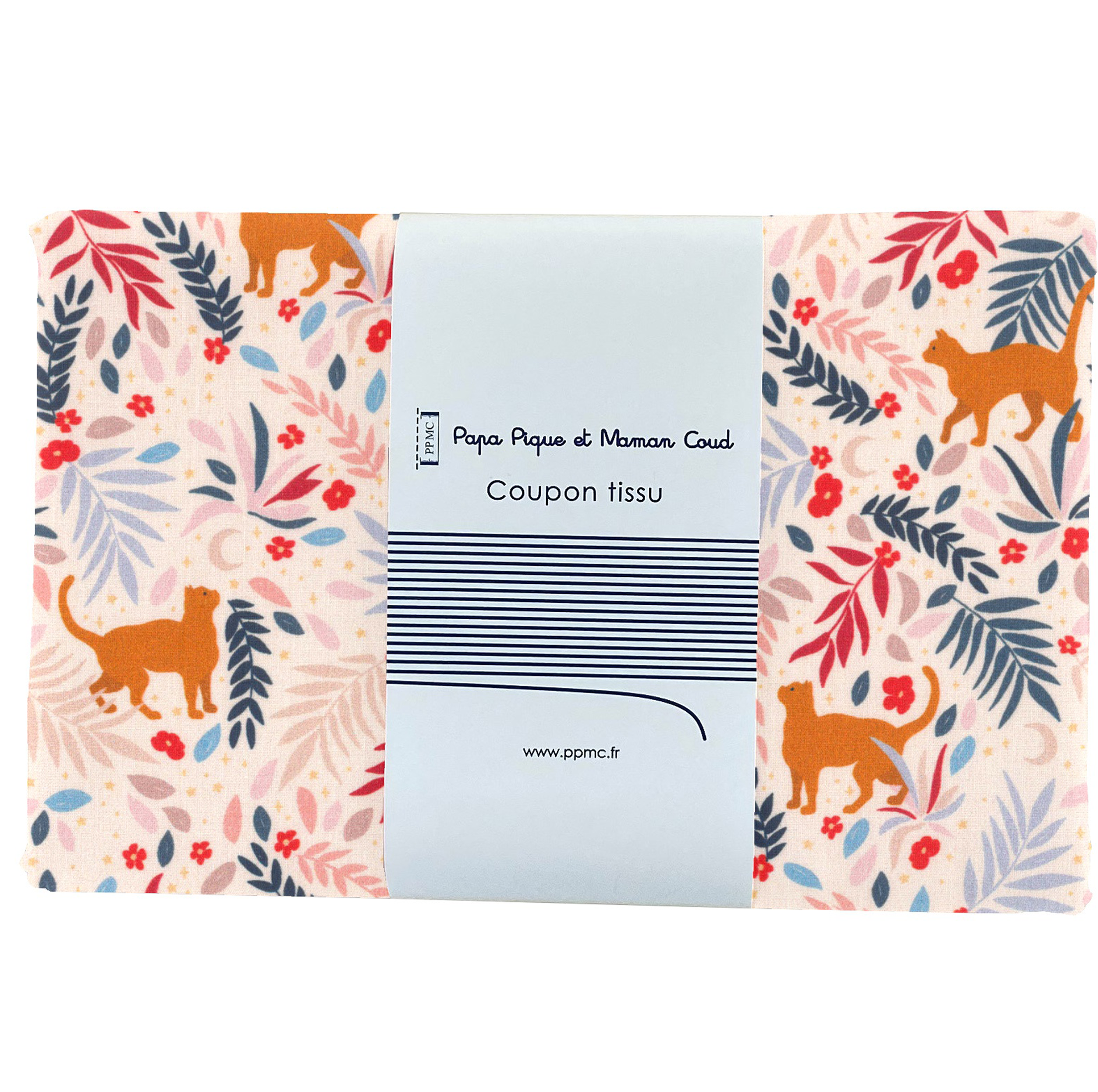 Coupon Tissu 1 M Ex2309 Felin Roux