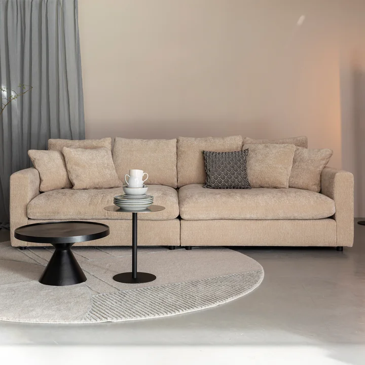 Zuiver - Sense 3-sitzer Sofa, grey soft
