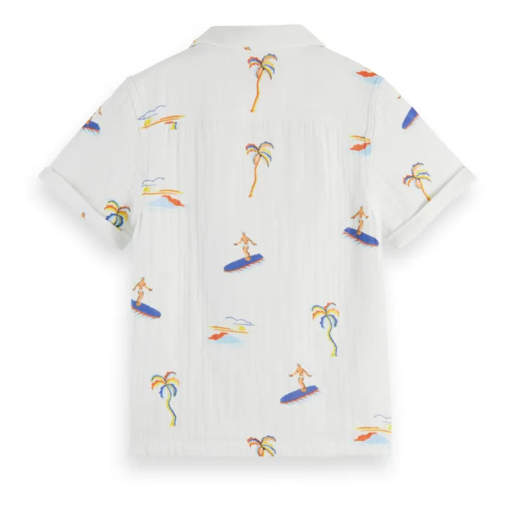 Scotch & Soda Chemisette Surfers | Blanc