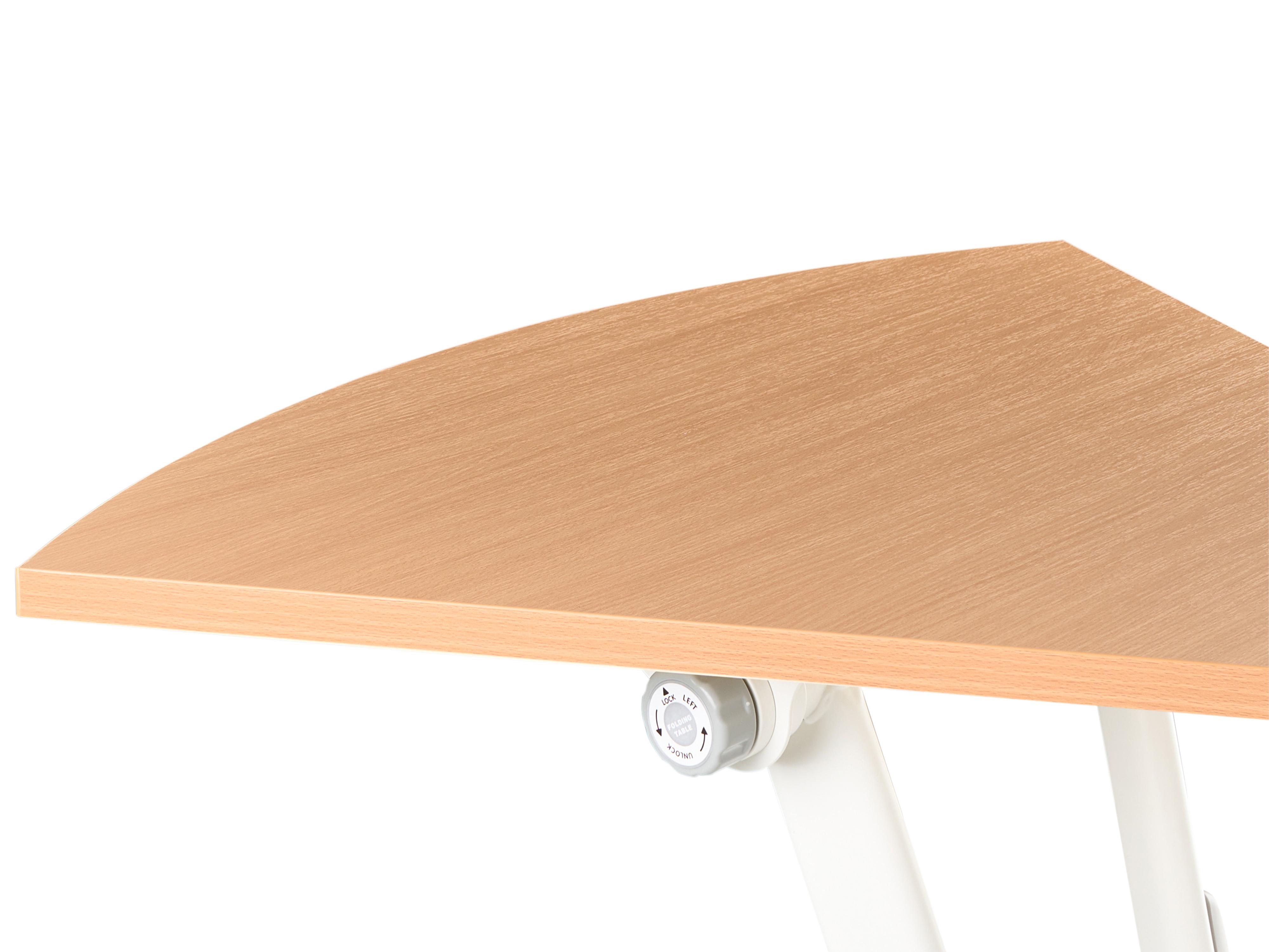 Opvouwbare hoekbureau-module BENDI Bruin 90 cm 64 cm