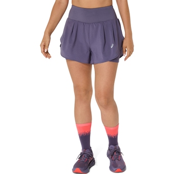 Asics Road 2-in-1 3.5IN Shorts Greyish Purple Damen
