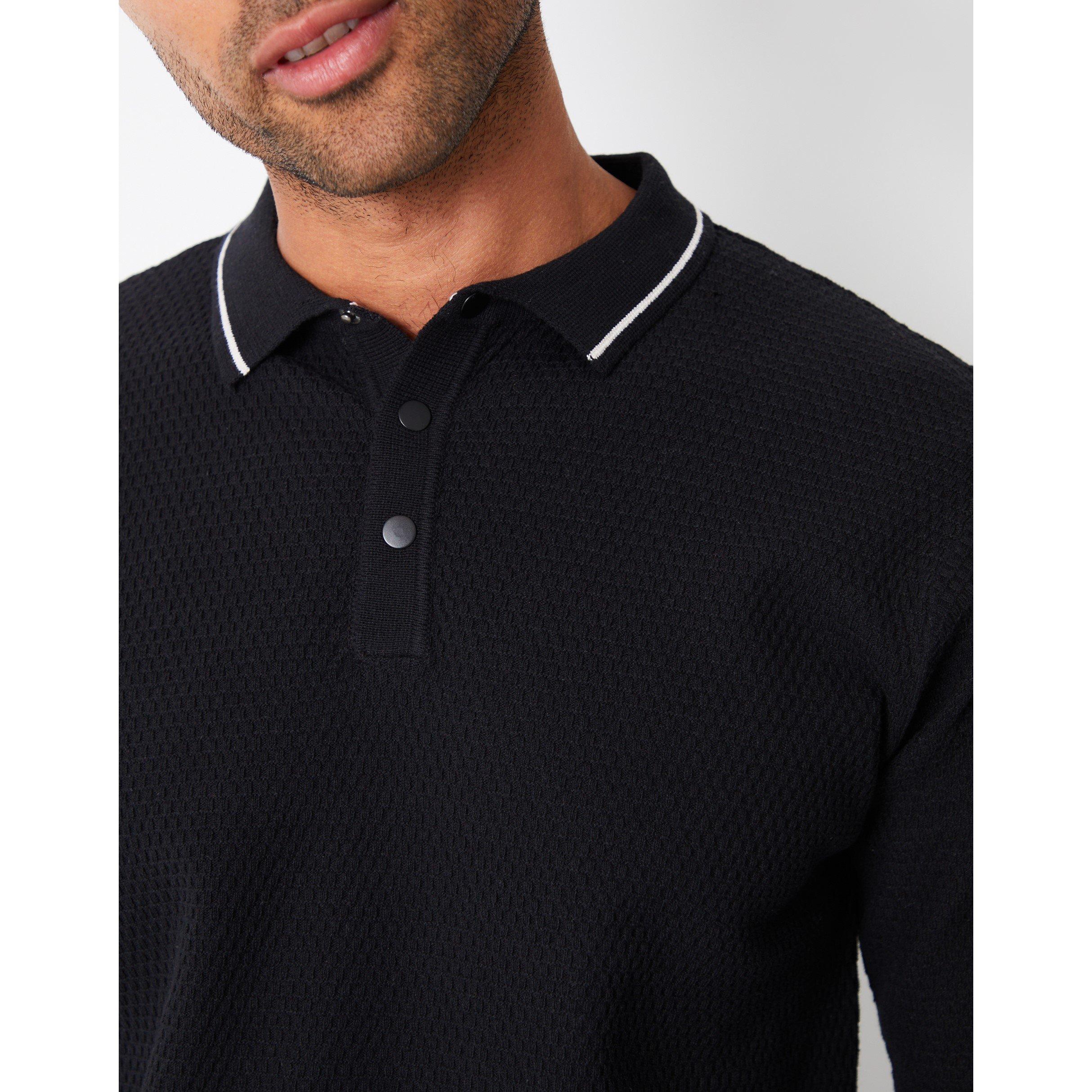 Threadbare TB LSl Polo Msly Sn99