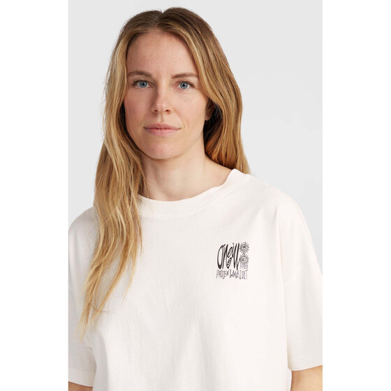 O'Neill Surf Heroes Loose T-Shirt Snow White Women FA24